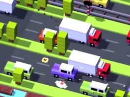 Crossy Road river crossing gameplay offline